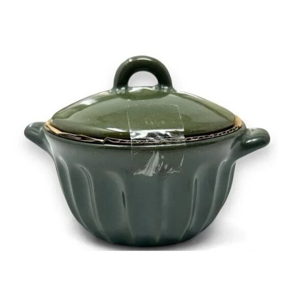 HEARTH & HAND Magnolia Fluted Stoneware Ramekin Green - Picture 3 of 3